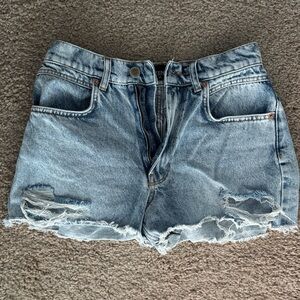 Kittenish Denim Distressed Women Shorts
